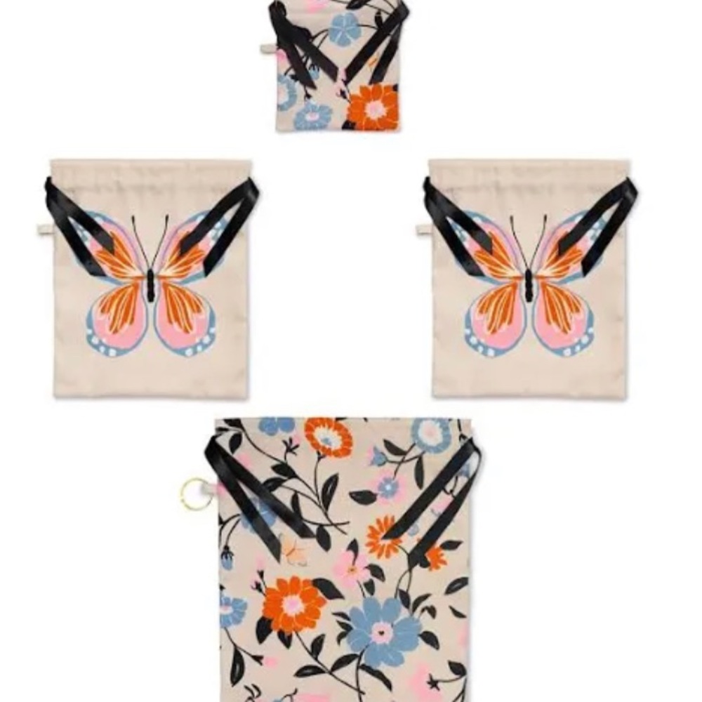 Kate Spade NY floral travel bag set